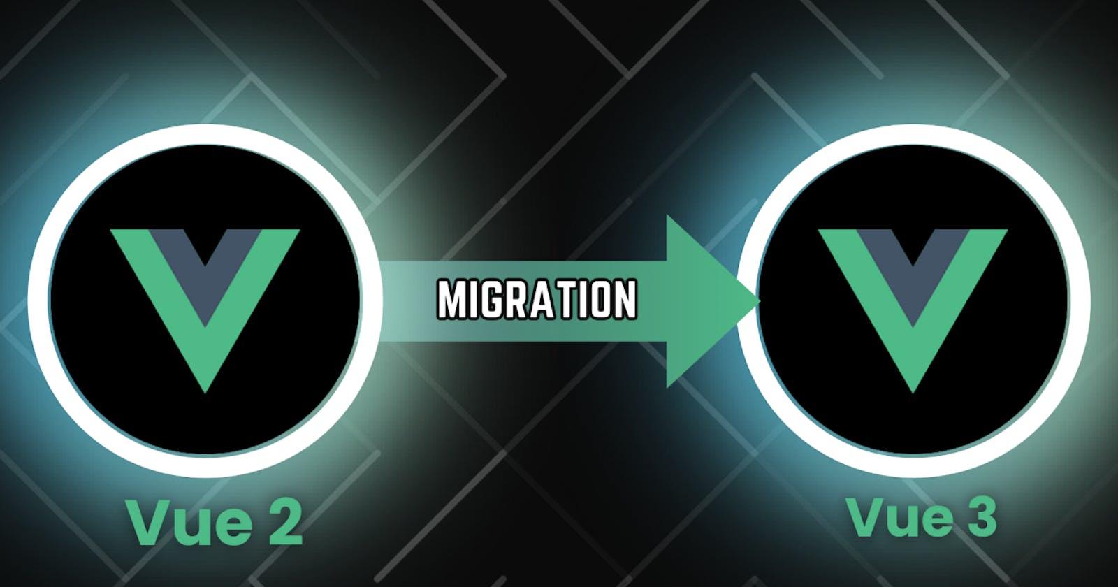My experience with migrating from Vue 2 to Vue 3
